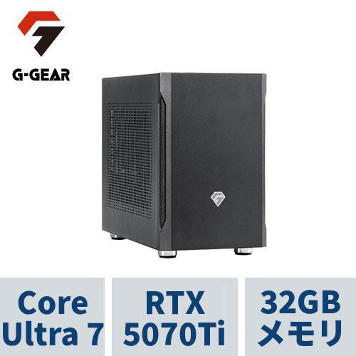 ゲーミングPC  mini GI7J-J257B/SP1 CoreUltra7 /RTX5070Ti /32GBメモリ /2TB SSD /WiFi+Bluetooth対応
