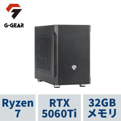 ゲーミングPC mini GI7A-G261B/WE1 Ryzen7 /RTX5060Ti(16GB版) /32GBメモリ /1TB SSD /WiFi+Bluetooth対応