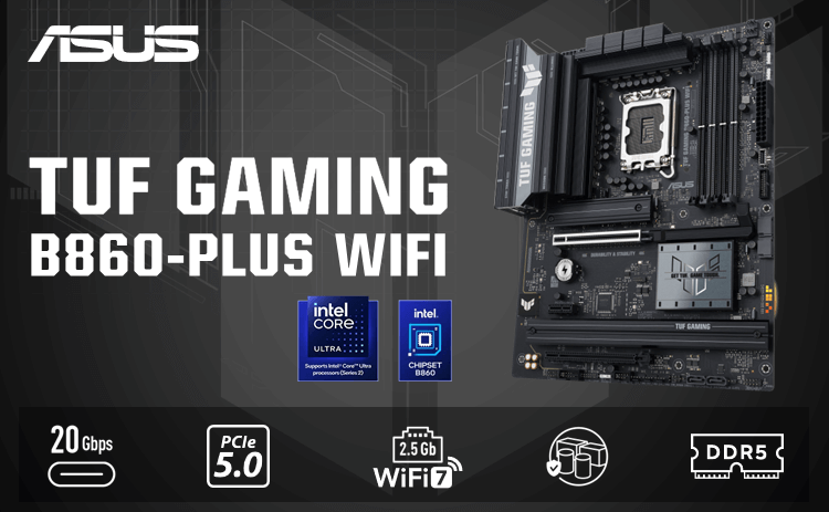 最新インテルプロセッサーの性能を引き出す『ASUS TUF GAMING Z890-PRO WIFI』