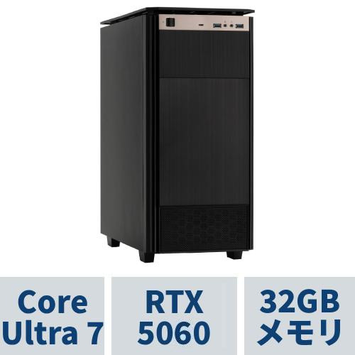 クリエイターPC WA7J-C257B/NT1 CoreUltra7 /RTX5060 /32GBメモリ /1TB SSD /WiFi7+Bluetooth対応