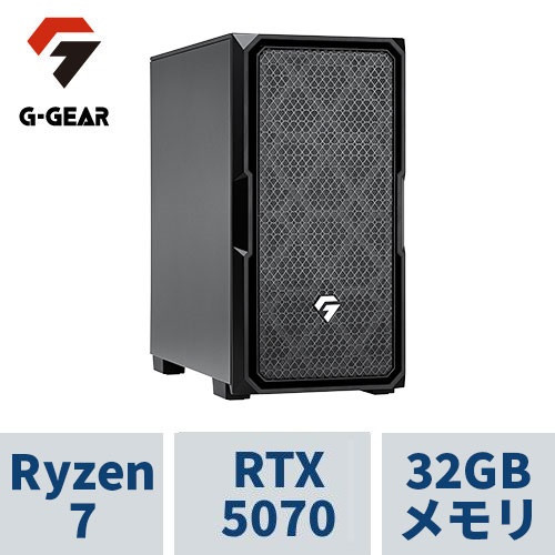 ゲーミングPC  GE7A-A254B/CP2 Ryzen7 /RTX5070 /32GBメモリ /1TB SSD