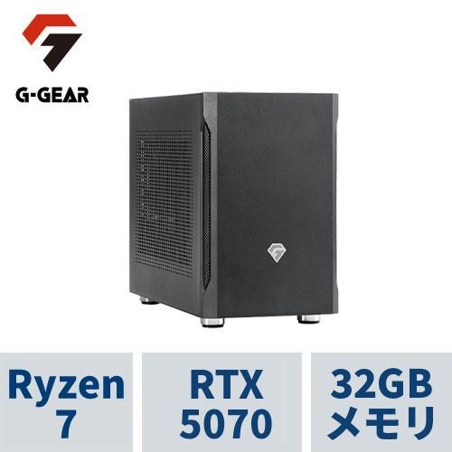 ゲーミングPC mini GI7A-F260B/CP1 Ryzen7 7800X3D /RTX5070 /32GBメモリ /1TB SSD /WiFi+Bluetooth対応