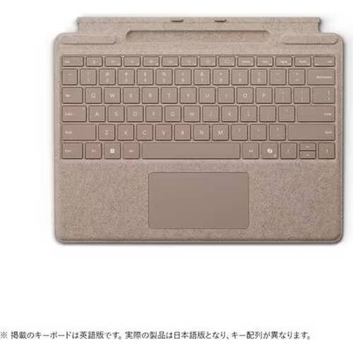 Surface Pro キーボード（ペン収納付き/スリム ペン別売り） デューン　8XA-00163