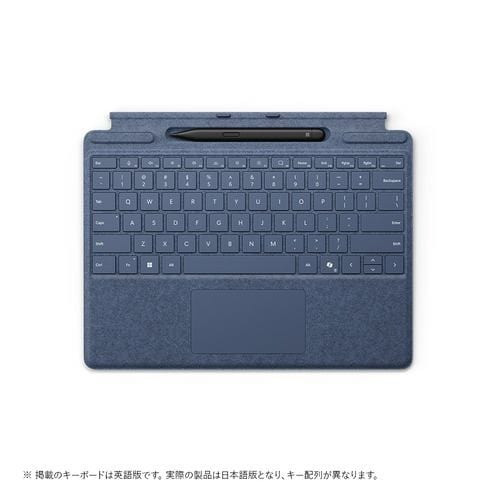 Surface Pro キーボード（ペン収納付き/スリム ペン付き） サファイア　8X6-00209