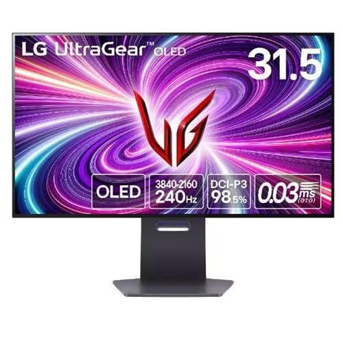 UltraGear OLED 32GS95UE-B 31.5インチ 4K ゲーミングモニター 有機EL 240Hz 0.03ms(GTG)