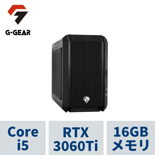 mini ( Corei5-12400F / 16GBメモリ / GeForce RTX3060Ti / 1TB SSD(M.2 NVMe) / Windows11 HOME) GI5J-D222BN/CP1