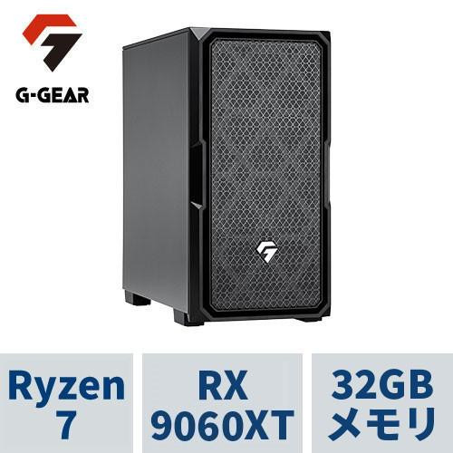 ゲーミングPC  GE7A-E256B/C/CP8 Ryzen7 /RX9060XT(16GB版) /32GBメモリ /1TB SSD /WiFi+Bluetooth対応