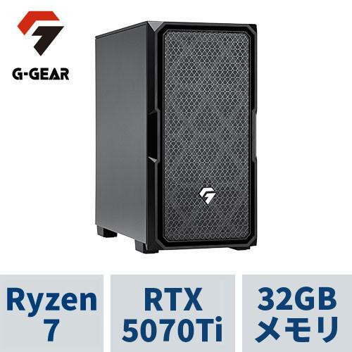 ゲーミングPC  GE7A-K257BH/NY Ryzen7 /RTX5070Ti /32GBメモリ /2TB SSD /WiFi+Bluetooth対応