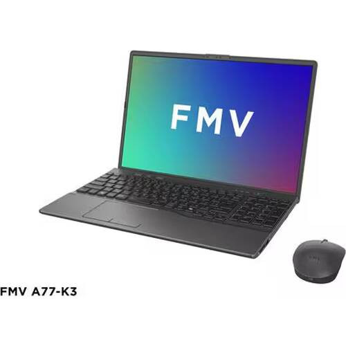 ノートPC FMV Note A FMVA77K3BY [16型 /Ryzen 7 7735U /RAM:16GB /SSD:512GB /WUXGA /Windows 11 Home /MS Office H&B /ブライトブラック]
