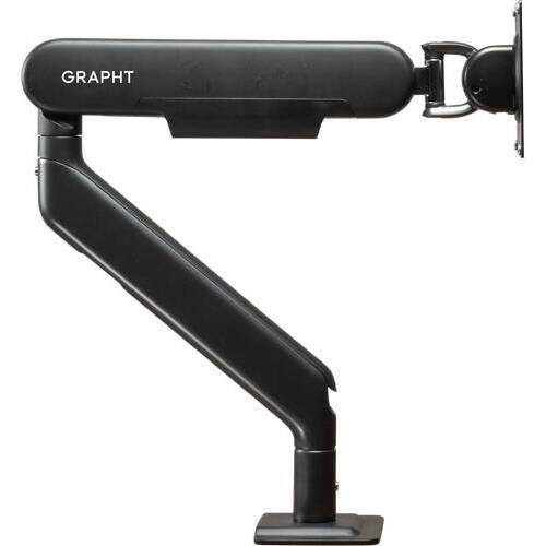 GRAPHT Monitor Arm - Aero M9C (Black) [GRT074-BLK-ONE] 耐荷重:2～9kg シングル メカスプリング式