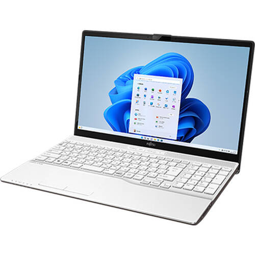 FMVA500HW LIFEBOOK AH [ 15.6型 / フルHD / i7-1195G7 / RAM:16GB / SSD:512GB / Windows 11 Home / プレミアムホワイト ]