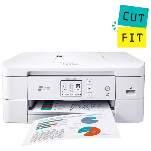 DCP-J1800N A4インクジェット複合機 Wi-Fi 自動両面 自動カット ADF CUTFIT(カットフィット)