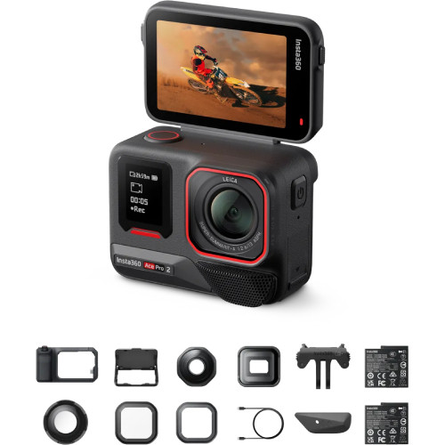 Insta360 Ace Pro 2 フルプロシューターキット ミッドナイト・ブラック デュアルバッテリー